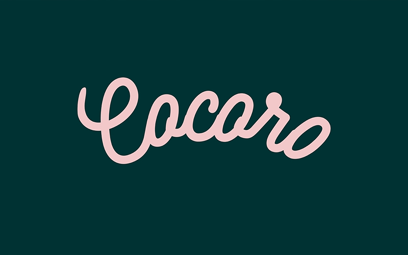 cocoro咖啡厅logo设计