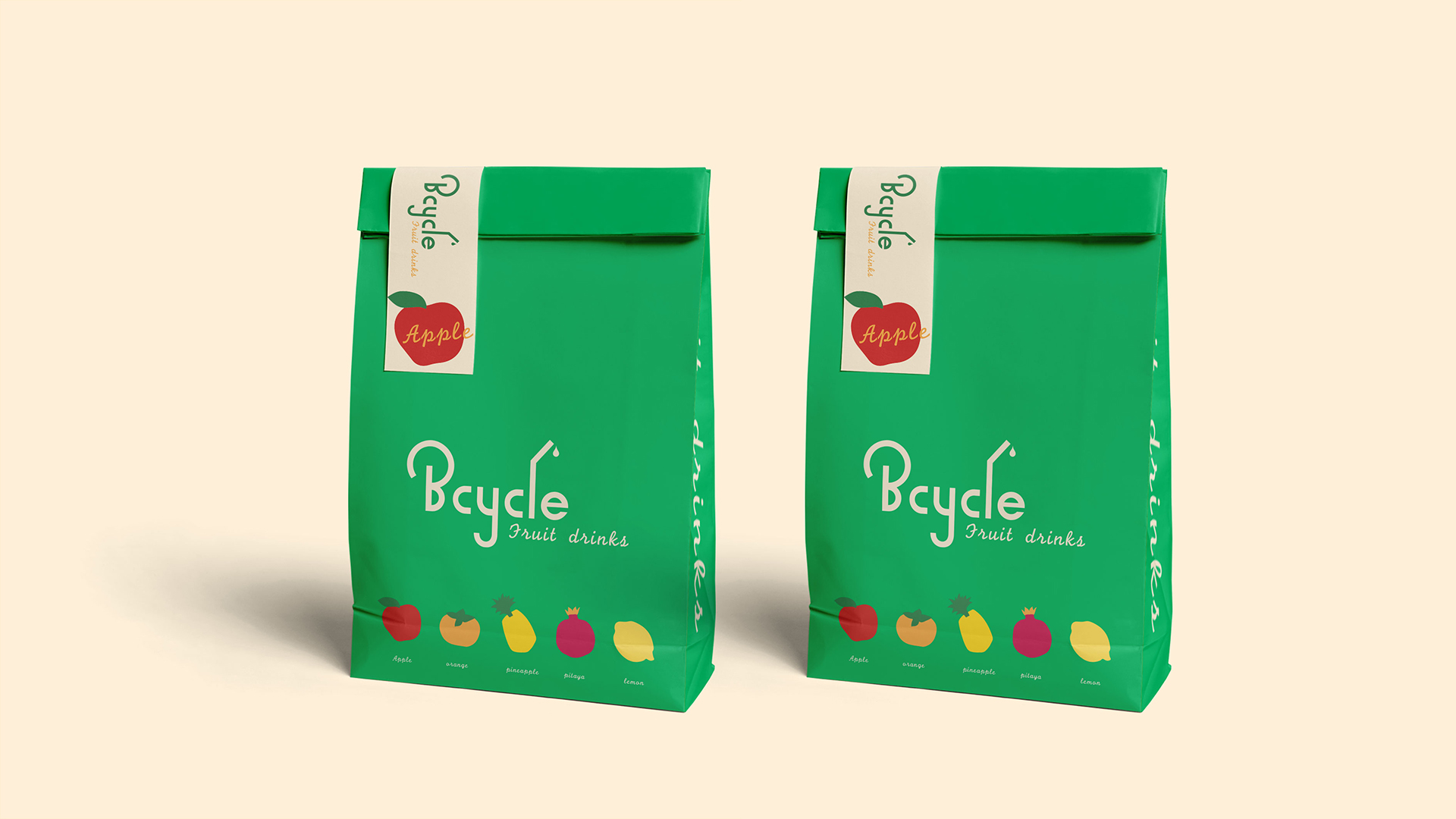 Bcycle水果饮料包装设计
