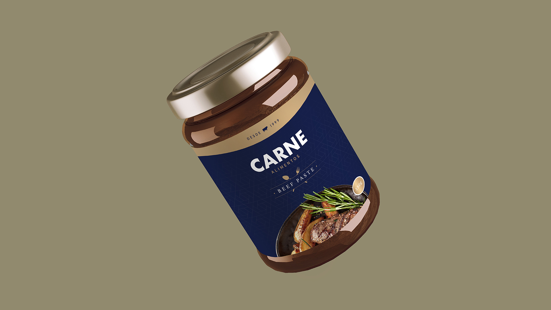 CARNE牛肉酱包装设计