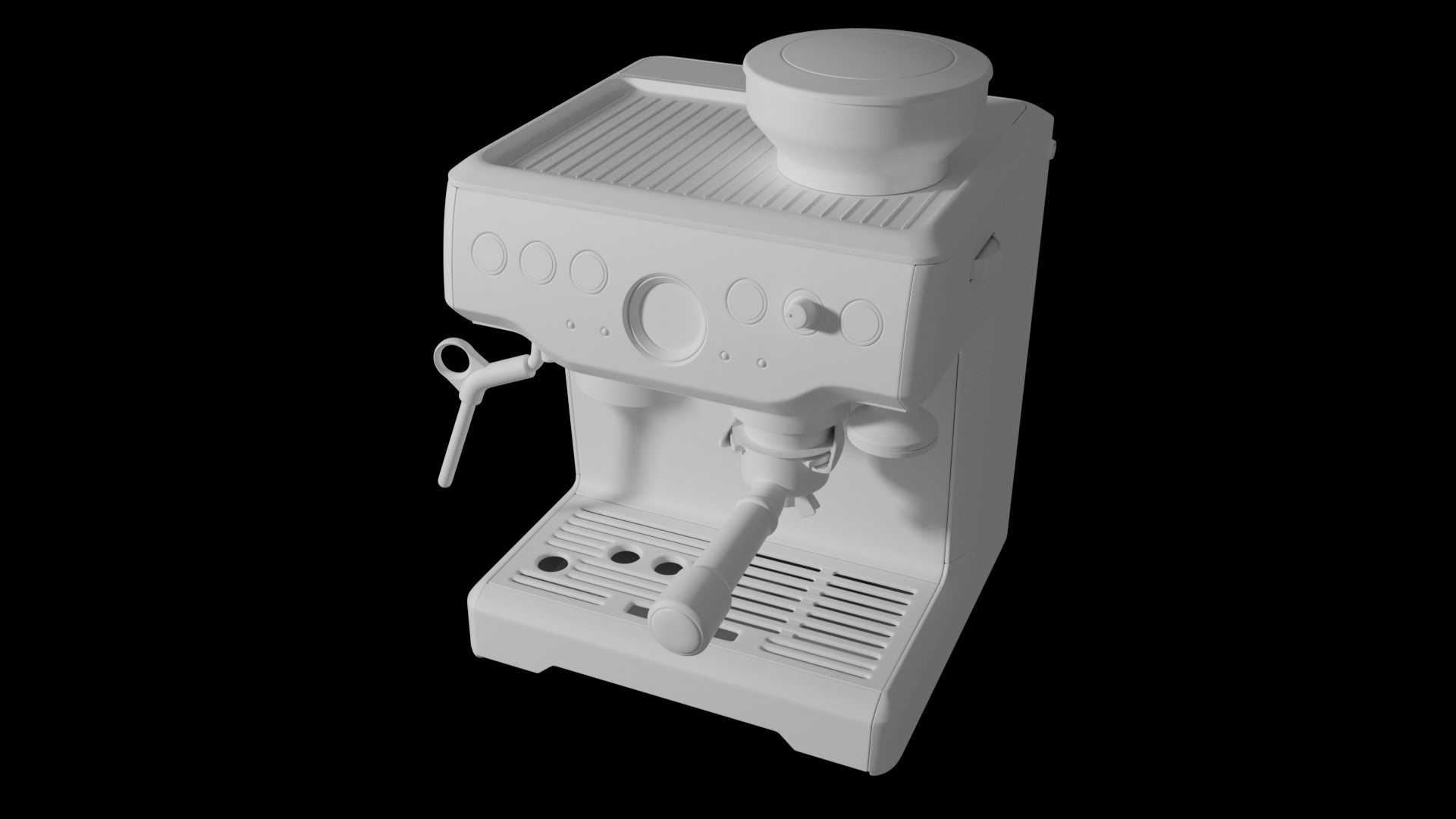 半自动咖啡机工业设计
