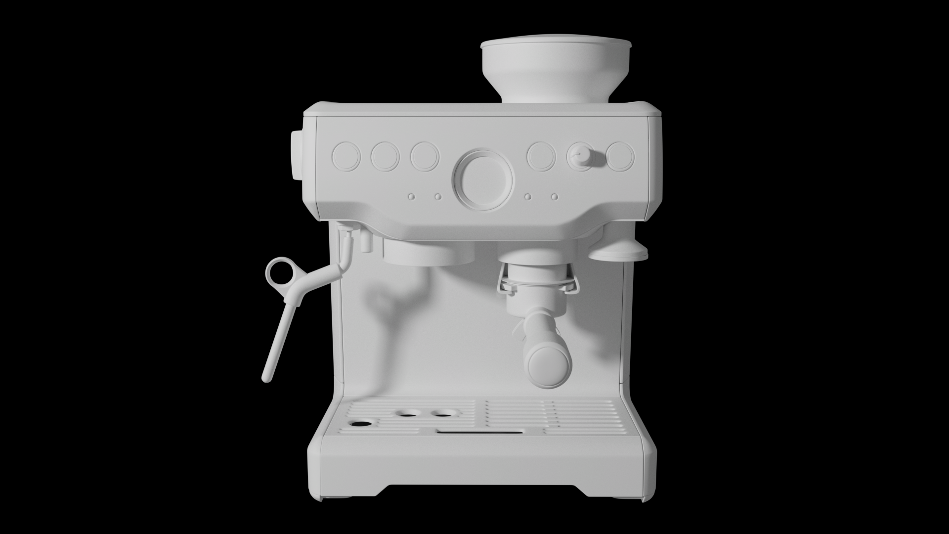 半自动咖啡机工业设计